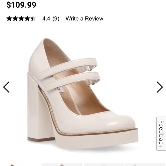 Steve Madden Chunky Black Patent Heels - Picture 16 of 16